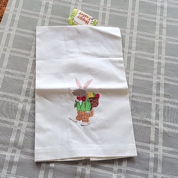 Easter Parade Bunny Tea Towel - Picture 1 of 4